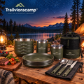 Trailvioracamp™ Camping Tableware Set