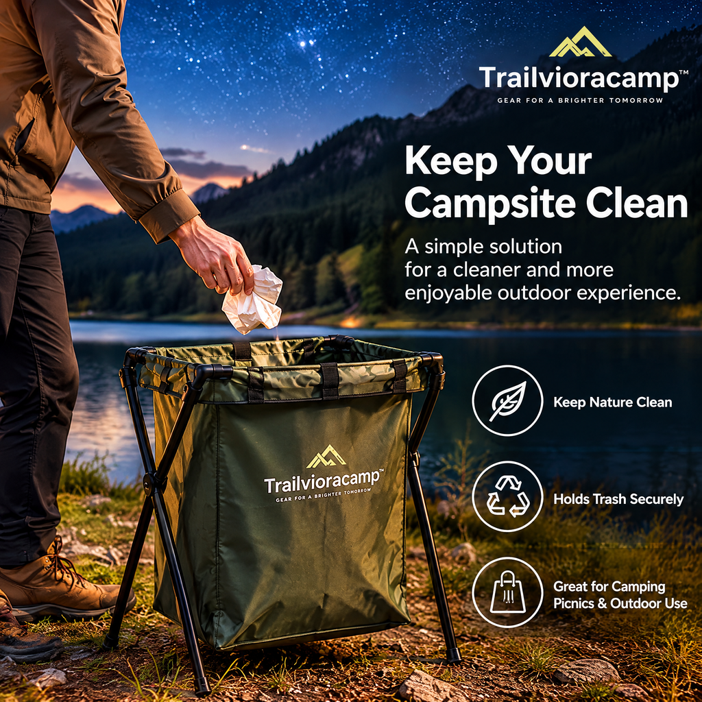 Trailvioracamp™ Camping Trash Bag Holder