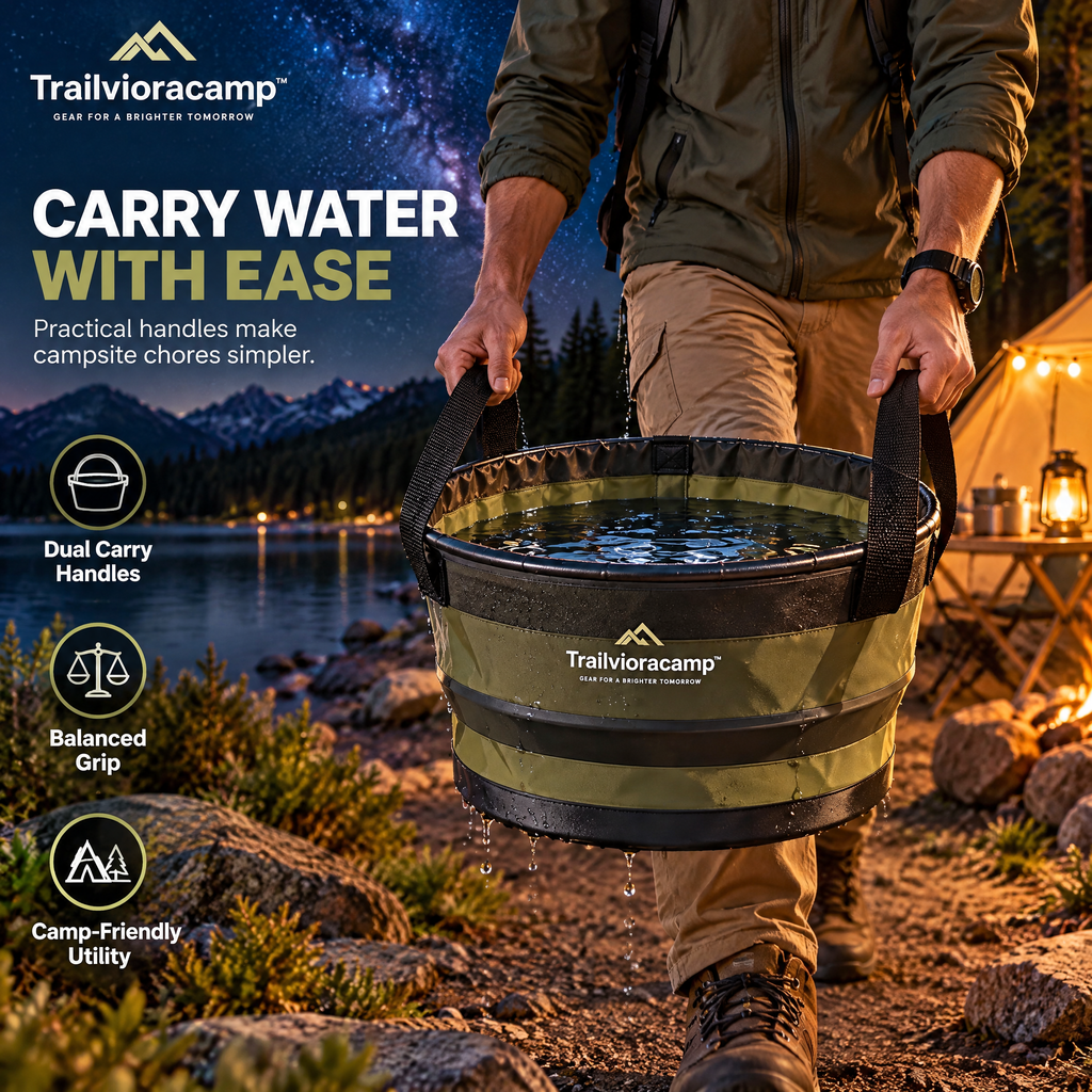 Trailvioracamp™ Portable Camping Wash Basin