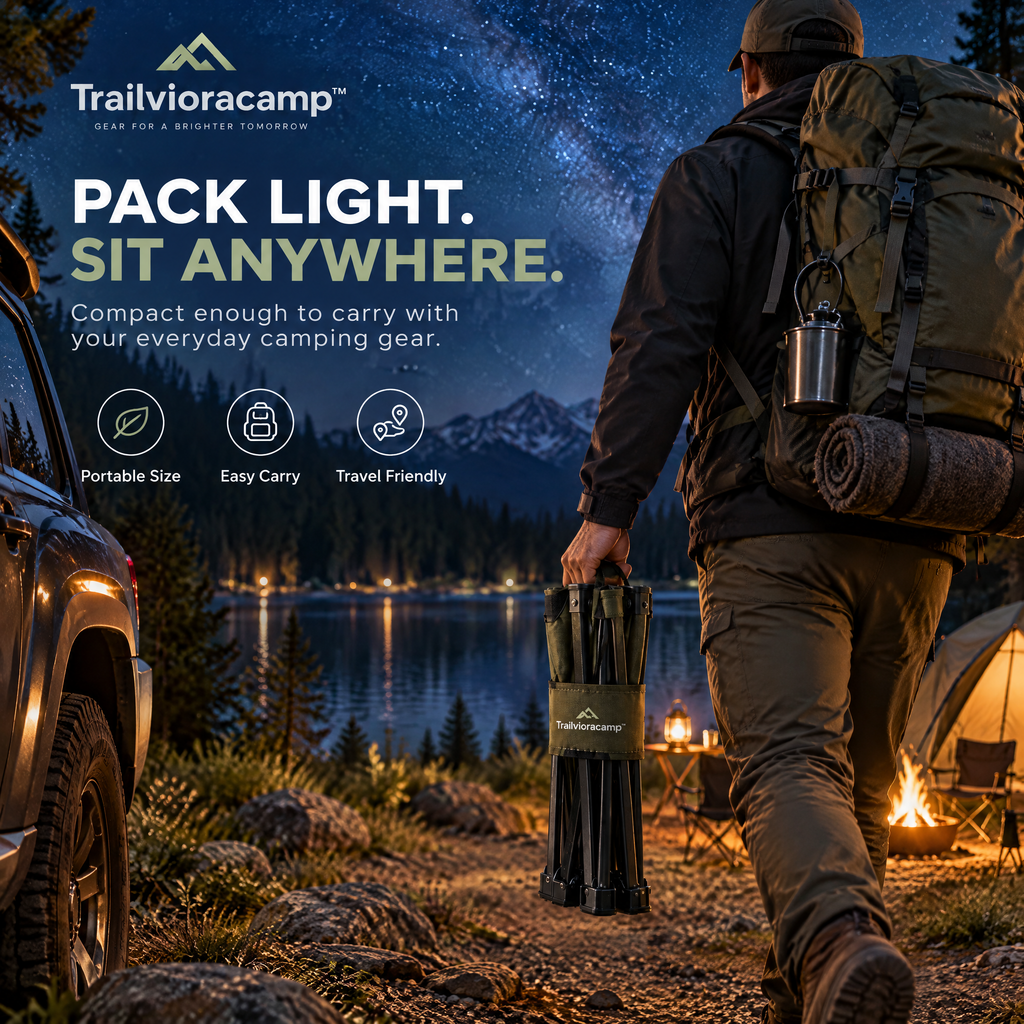 Trailvioracamp™ Foldable Camping Stool