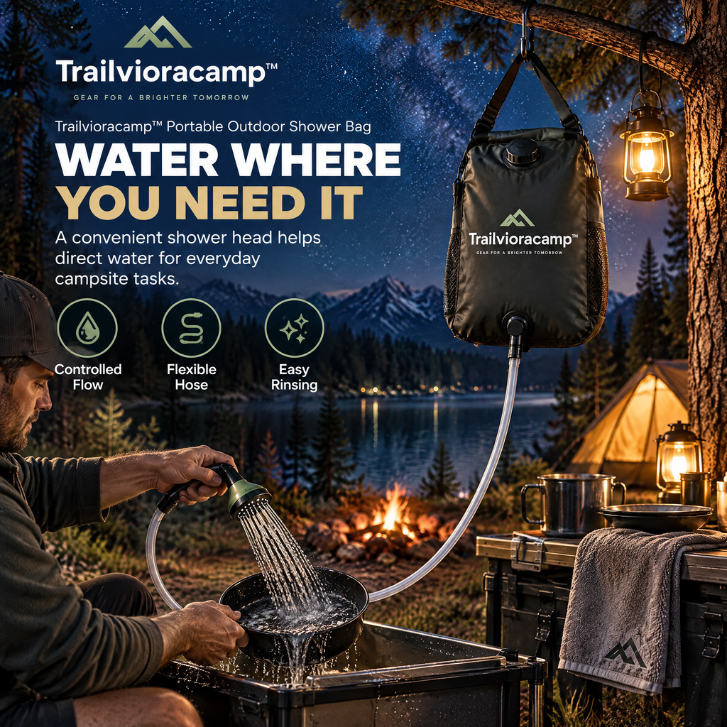 Trailvioracamp™ Portable Outdoor Shower Bag