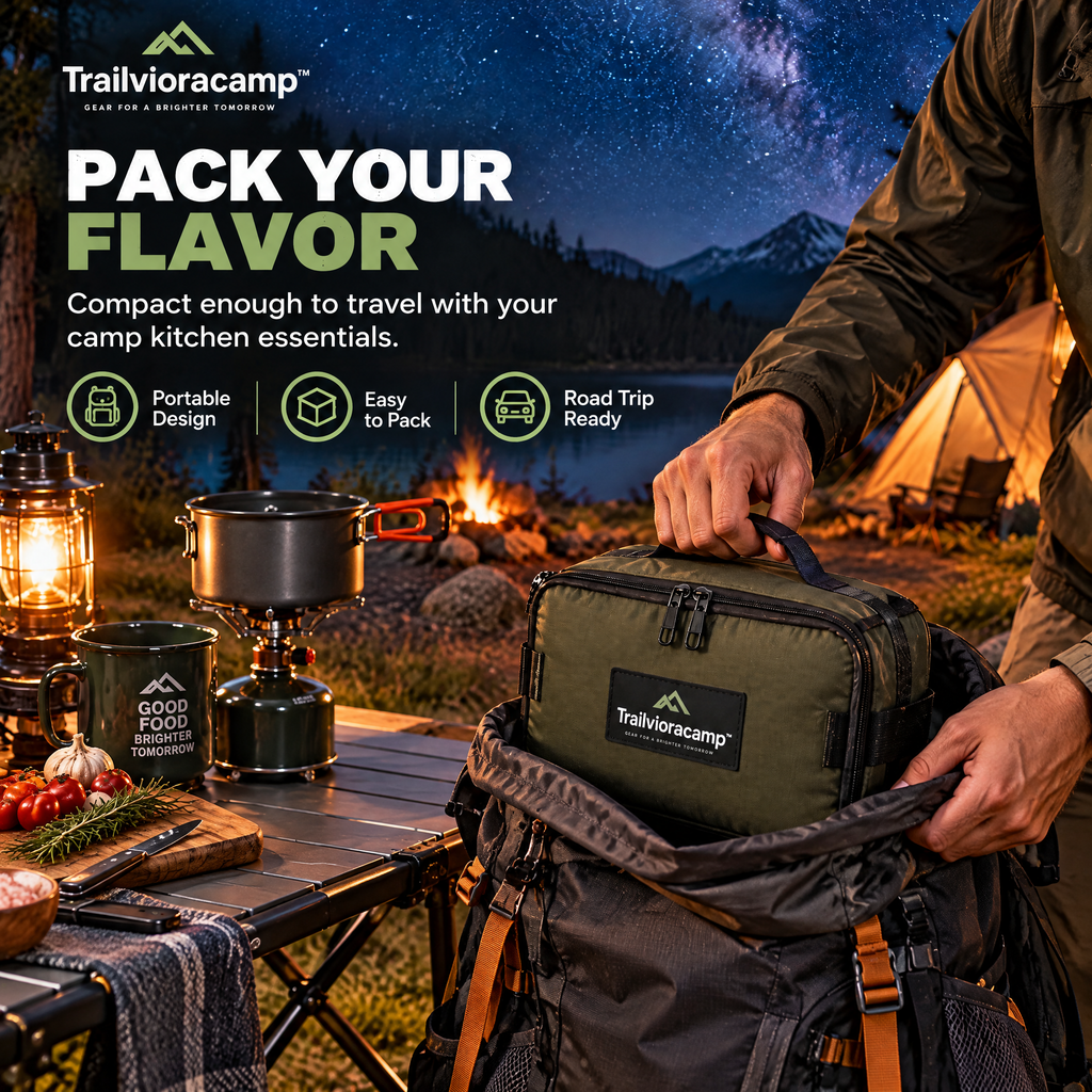 Trailvioracamp™ Camping Spice Organizer