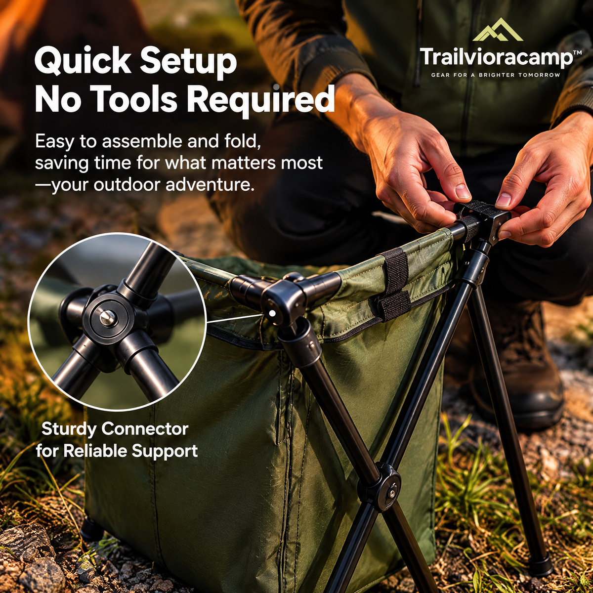 Trailvioracamp™ Camping Trash Bag Holder