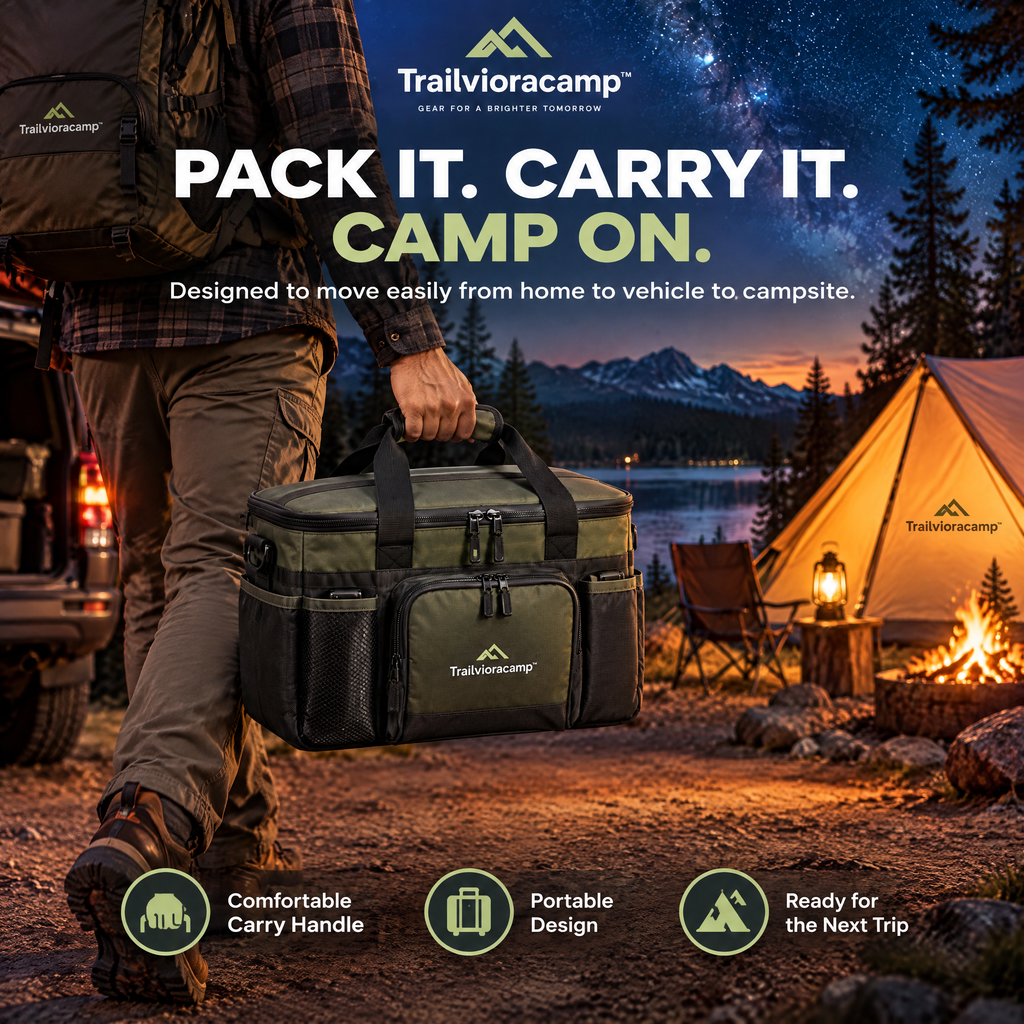 Trailvioracamp™ Camping Gear Storage Organizer