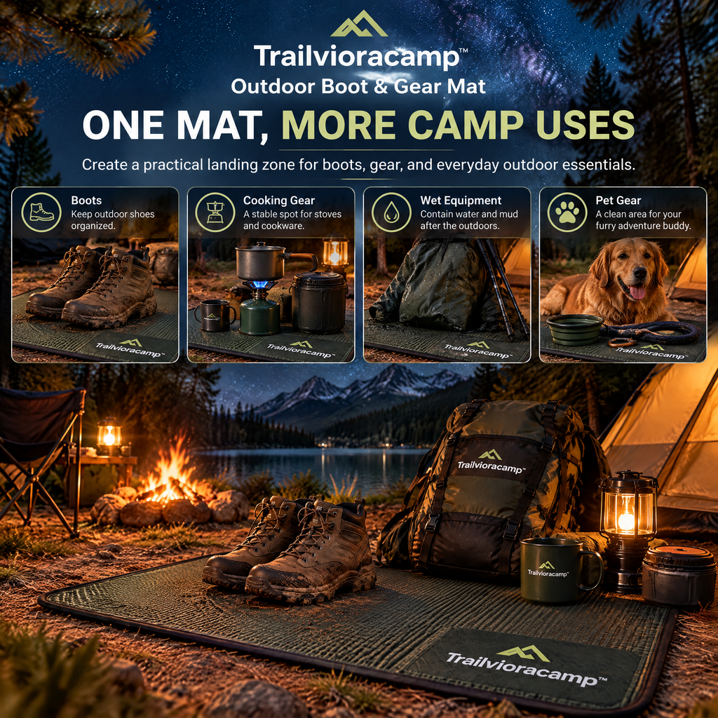 Trailvioracamp™ Outdoor Boot & Gear Mat
